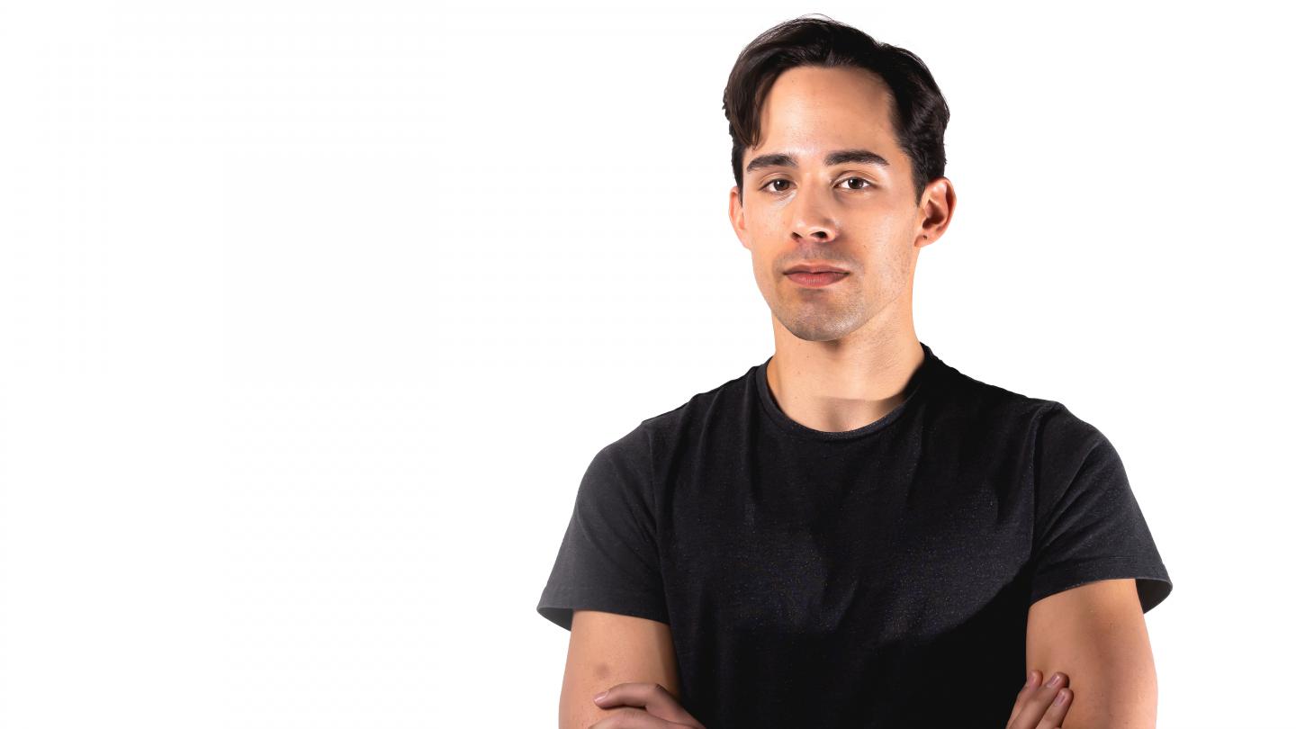 Charalampos Skoupas (Harry), headshot, Photo Emily Nuttall