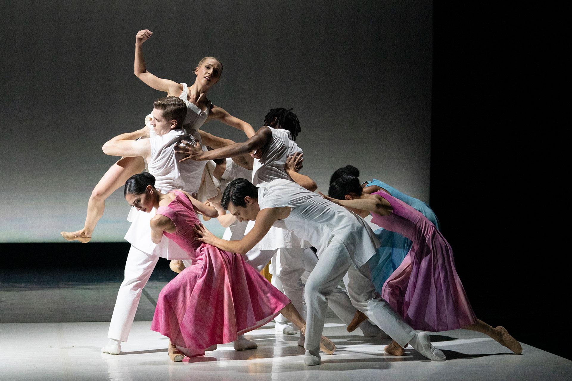 Nanerl Mozart is  embraced and lifted by the world around her.