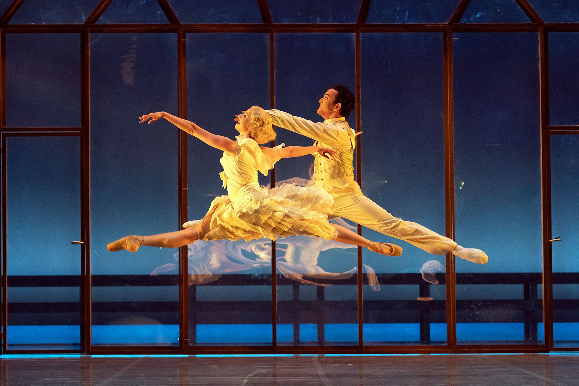 Dominique Larose and Javier Torres and Daisy and Jay in The GReat Gatsby. Photo Emma Kauldhar.