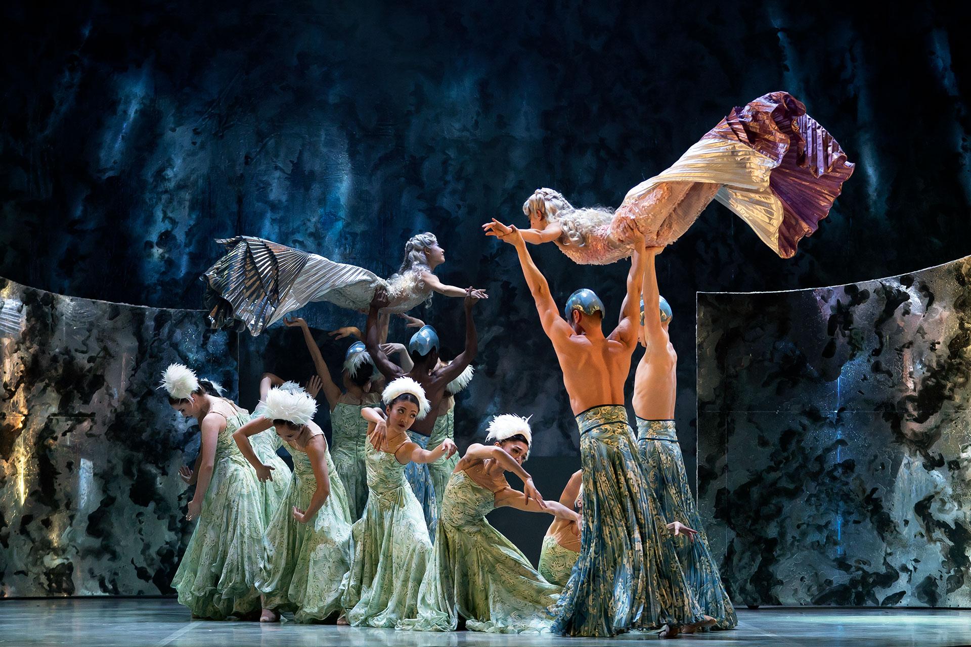 Marilla's sisters, Erina and Evelina, swim through the ocean