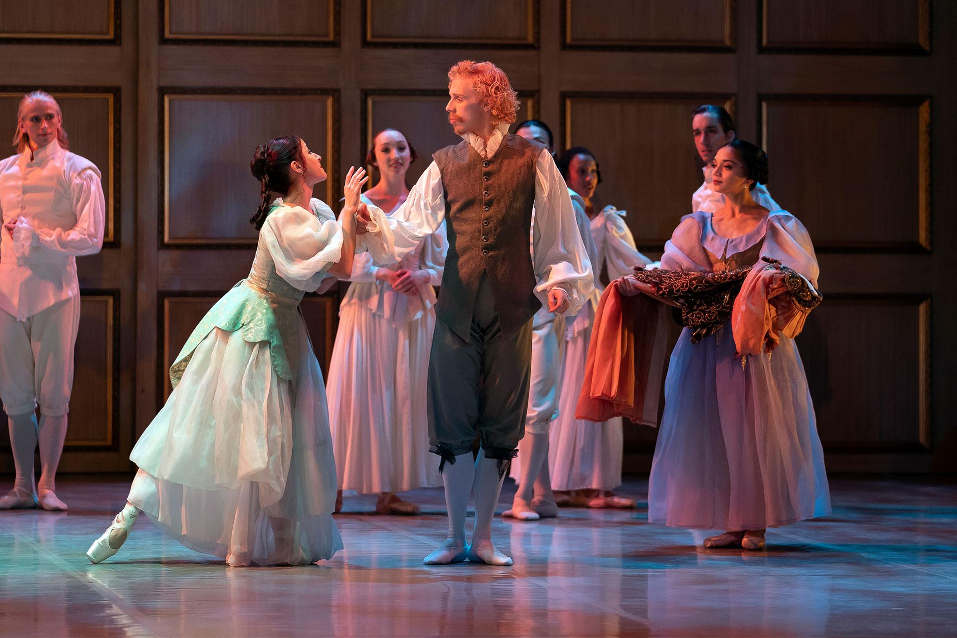 King Louis greets his wife with an ambivalence to which she is all too accustomed