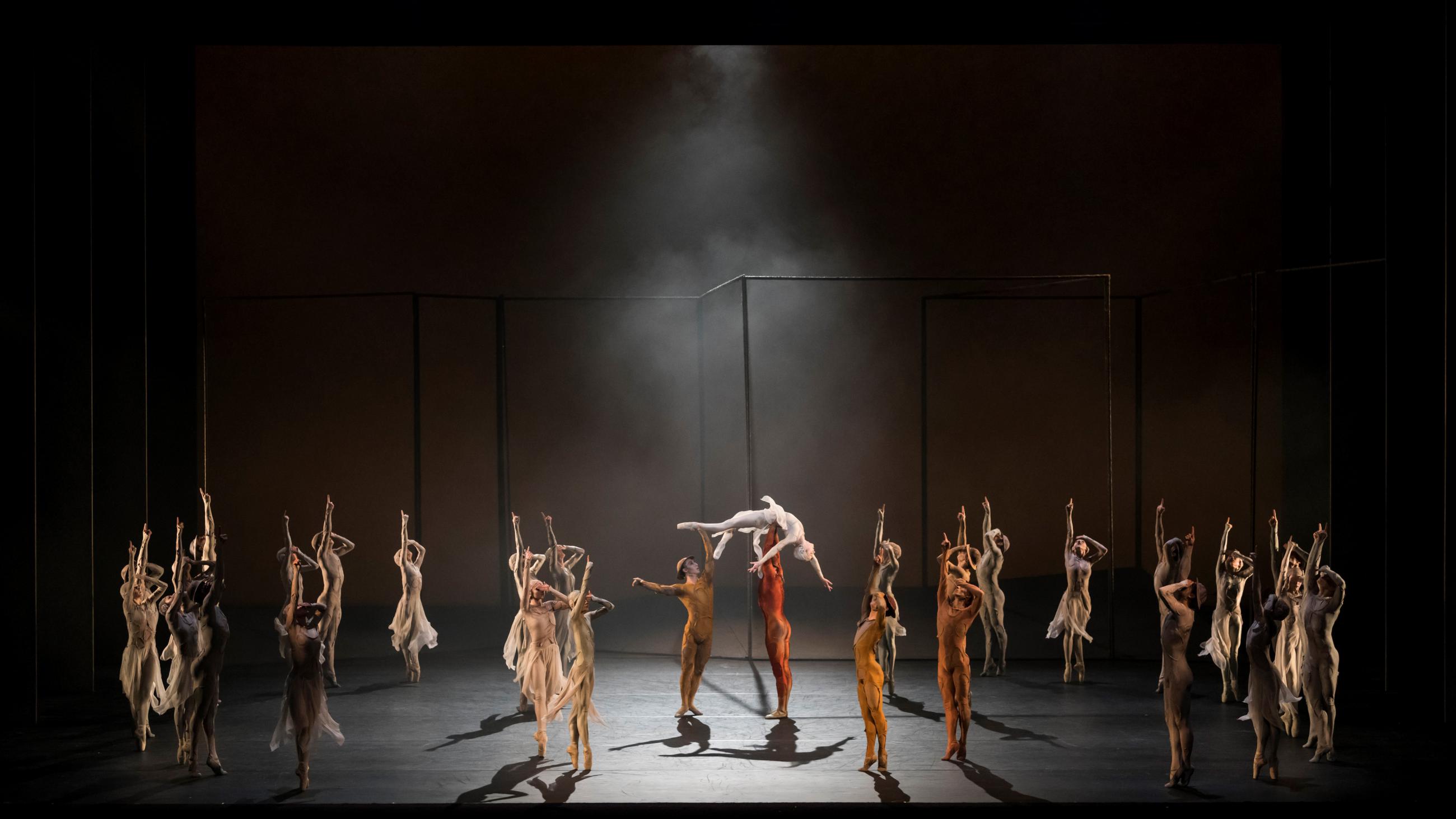 A photo of Northern Ballet dancers performing Sir Kenneth MacMillan's Gloria. cROH. Photo Bill Cooper, 2017.
