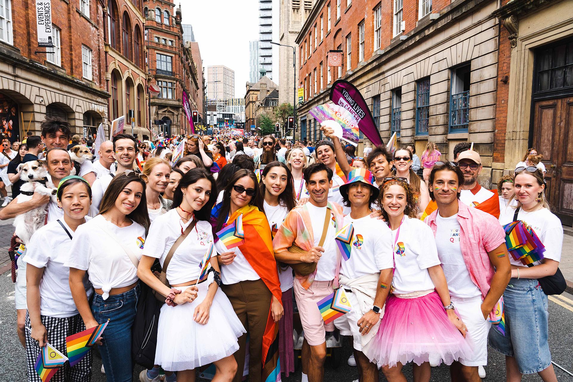 Northern Ballet dancers at Leeds Pride 2024