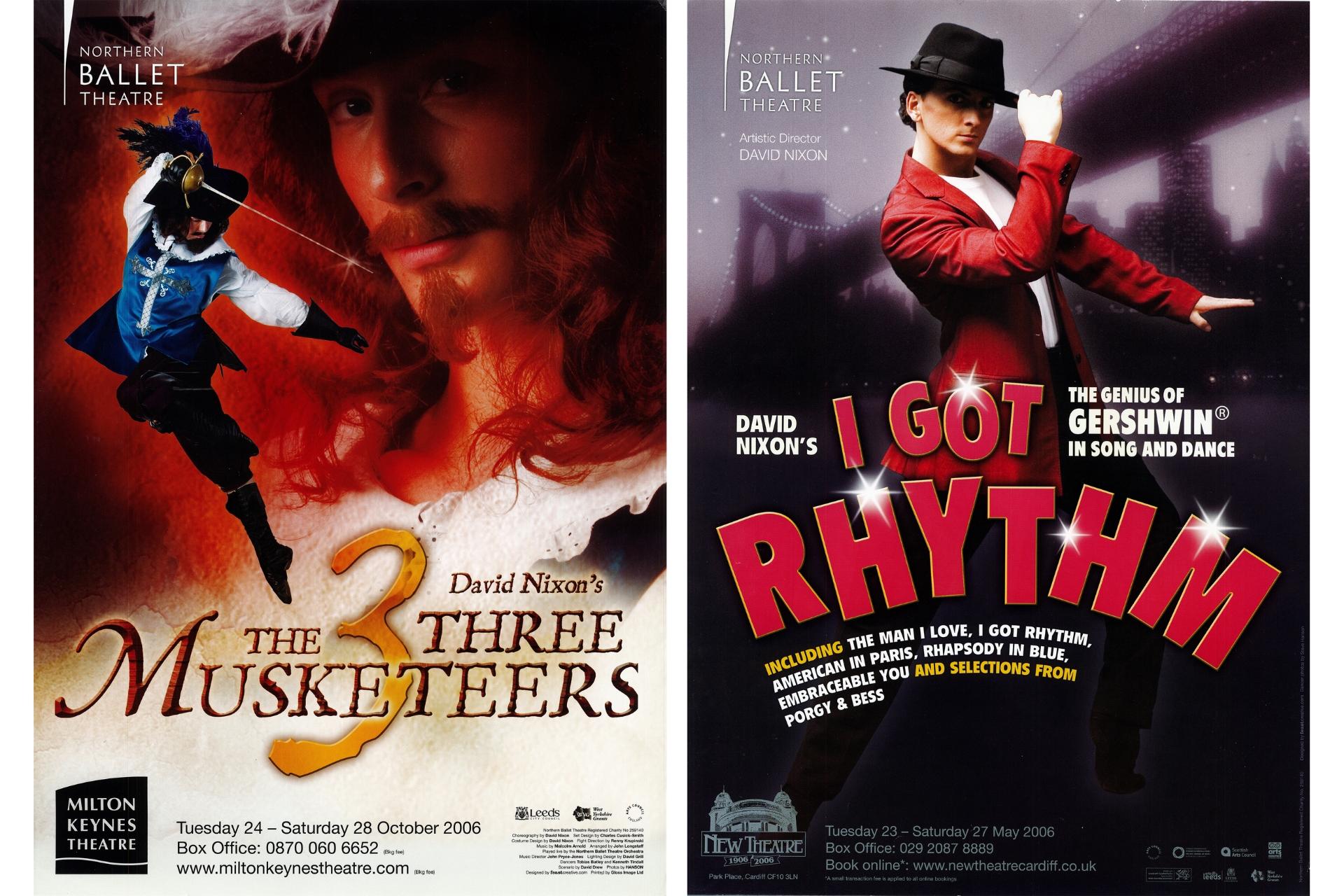 Posters from The Three Musketeers (2006) and I Got Rhythm (2006)