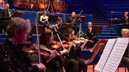 The Sinfonia performing at Leeds Town Hall, photo Amy Kelly
